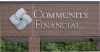 Routed and printed logo for Community Federal Credit Union