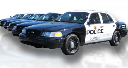 Police and Municipal Wraps | Upper Level Graphics: Livonia, MI - Westland_Police_Multiple_Cars